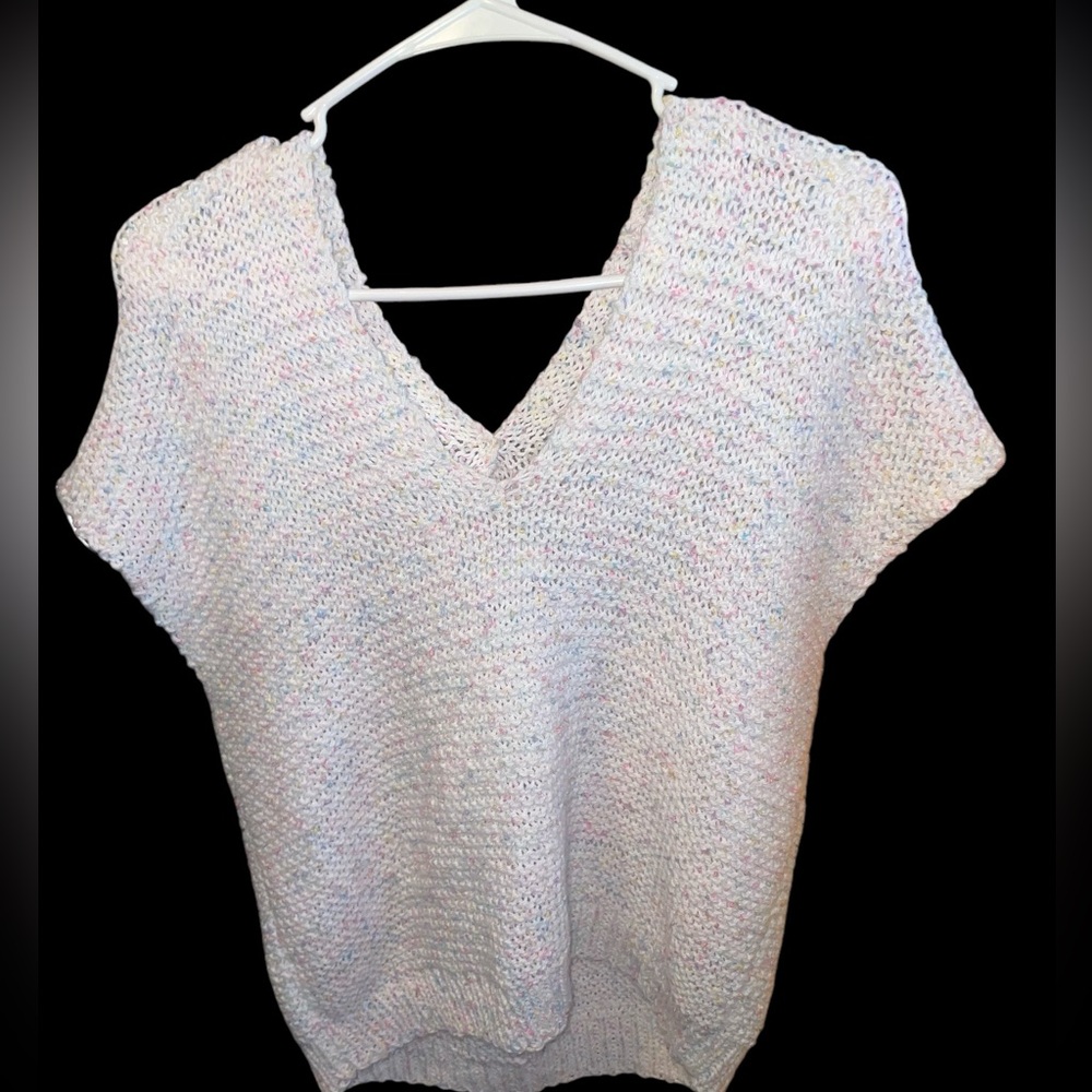 Vintage hand knitted vest
